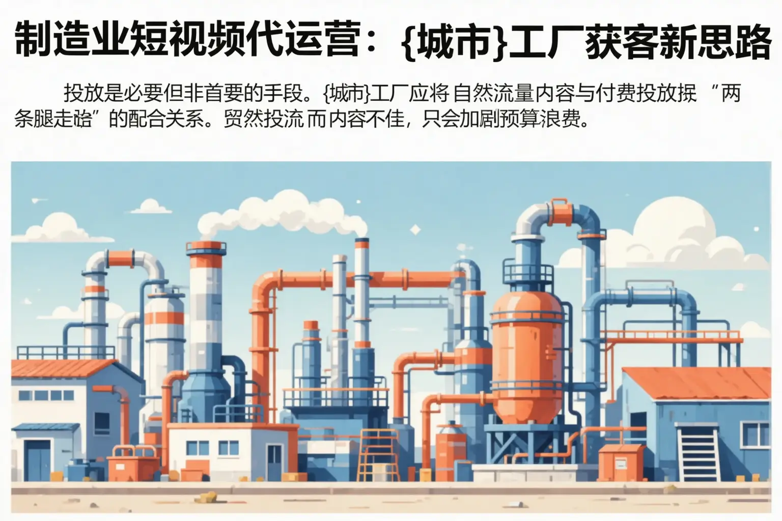 制造业短视频代运营：延边工厂获客新思路
