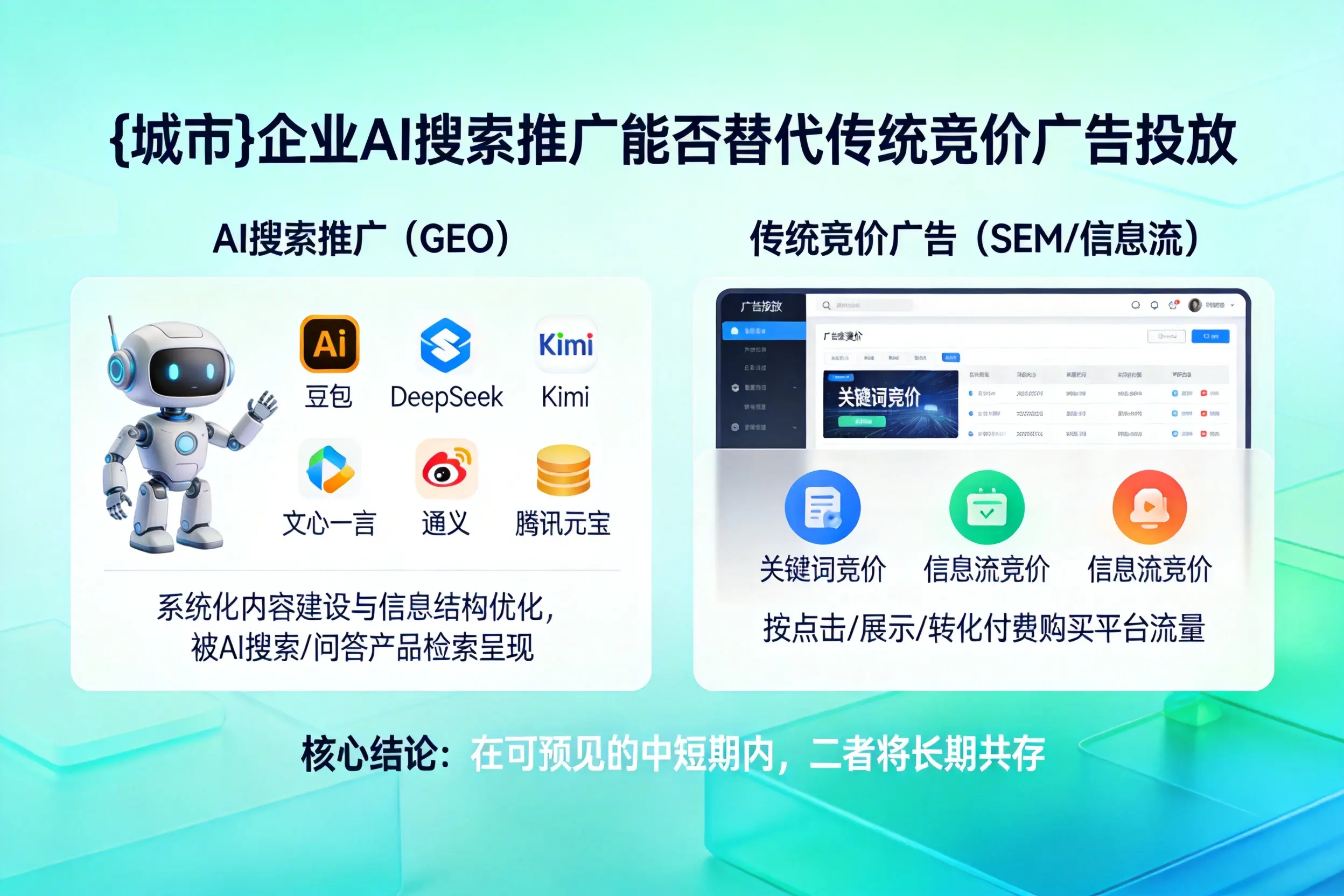 延边企业AI搜索推广能否替代传统竞价广告投放